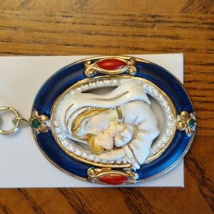 Madonna and Child Religious Keychain New in Box